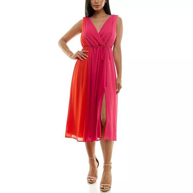 Womens Nina Leonard Chiffon Dress Product Image