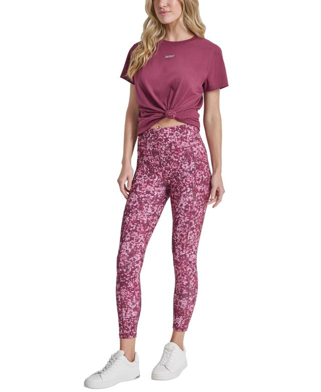 Dkny Sport Womens High-Rise Printed 7/8 Leggings Product Image