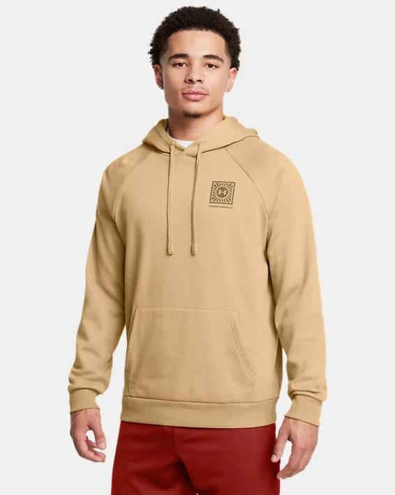 Mens Under Armour Rival Mountain Hoodie Red Product Image