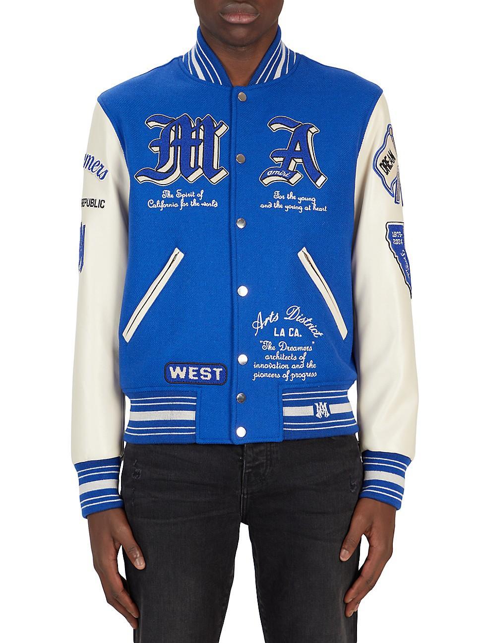 Mens Dream Team Varsity Bomber Jacket Product Image