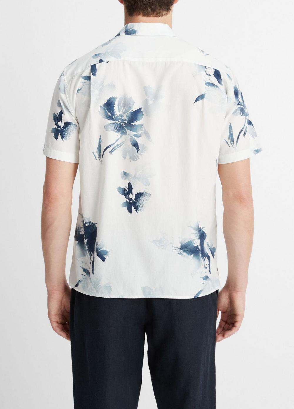 Faded Floral Short-Sleeve Shirt Product Image