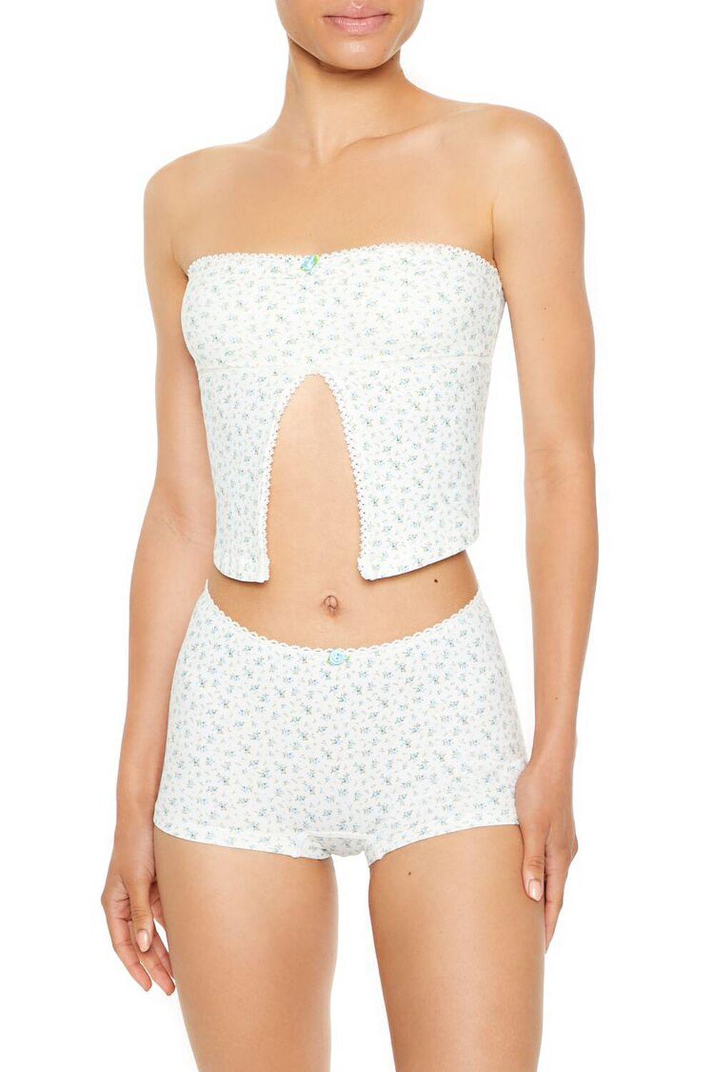 Seamless Floral Shortie Panties | Forever 21 Product Image