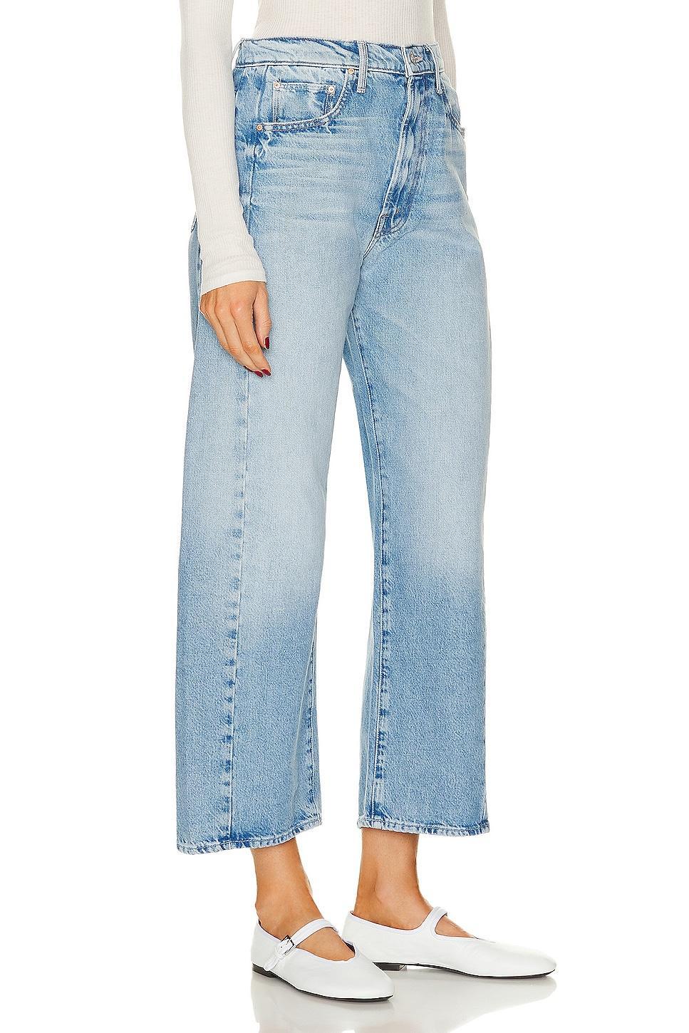 Mother The Half Pipe High Rise Ankle Wide Leg Jeans in This Is How I Roll Product Image