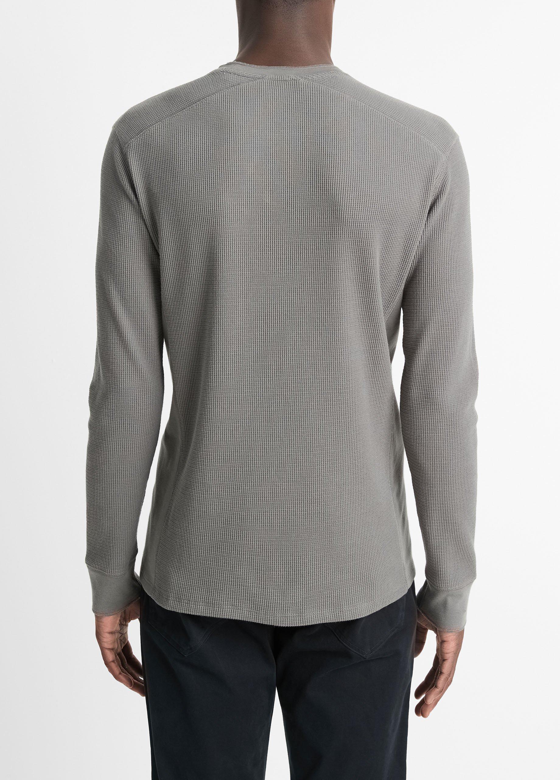 Thermal Pima Cotton-Blend Long-Sleeve T-Shirt Product Image