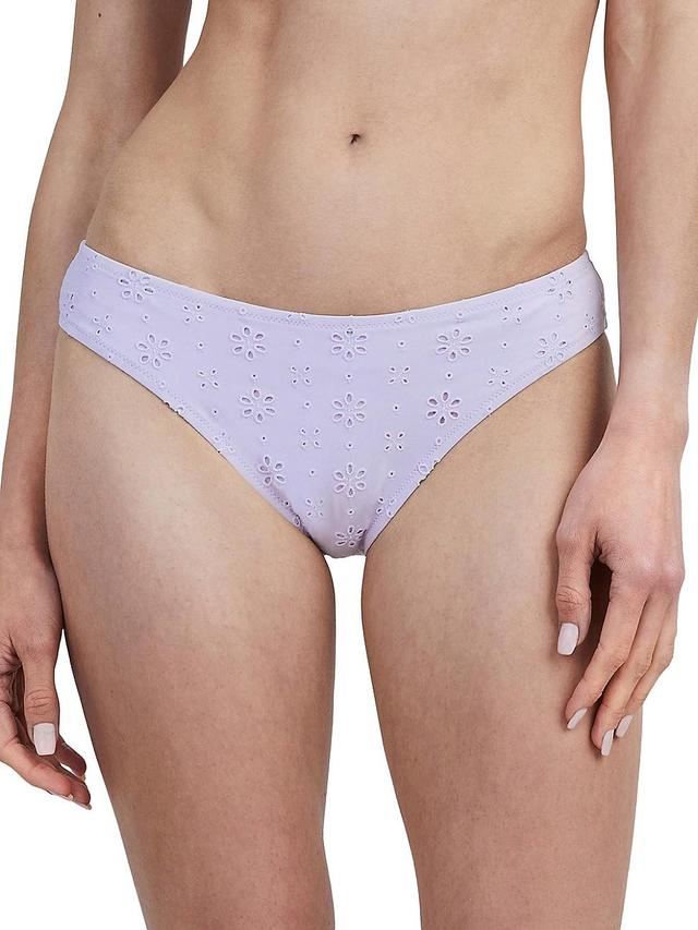 Womens The Daphne Eyelet Bikini Bottom Product Image