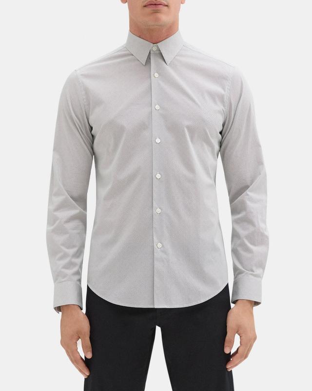 Tailored Shirt in Dotted Cotton Product Image