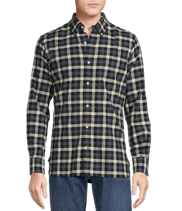 Cremieux Blue Label Slim Fit Check Pattern Oxford Long Sleeve Woven Shirt Product Image