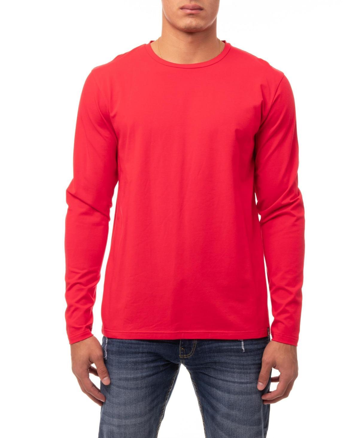 X-Ray Mens Soft Stretch Crew Neck Long Sleeve T-shirt Product Image