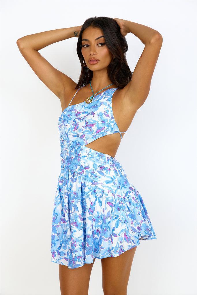 Wild Emotions Dress Blue Product Image