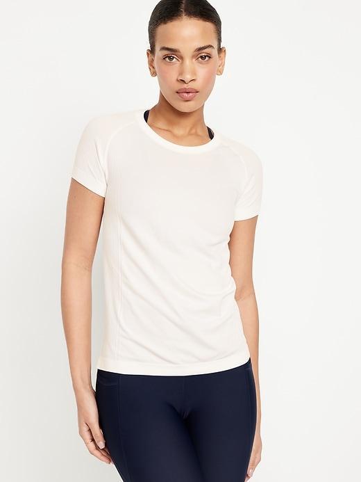 Fitted Seamless T-Shirt Product Image