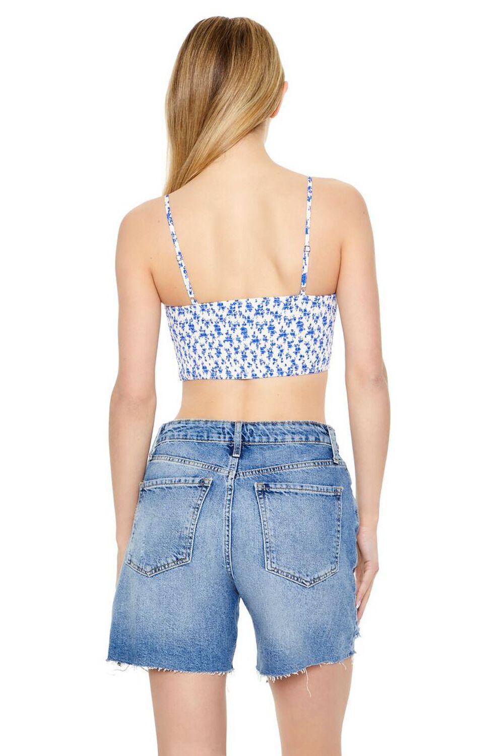 Floral Sweetheart Cropped Cami | Forever 21 Product Image