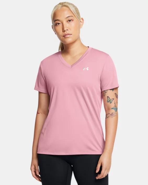 Womens UA Tech V-Neck Short Sleeve Product Image