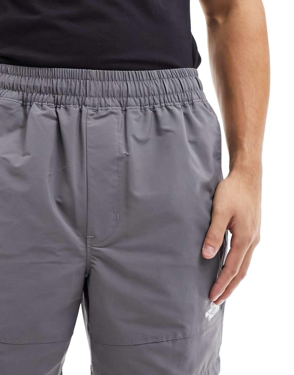 The North Face Easy Wind shorts in gray Product Image