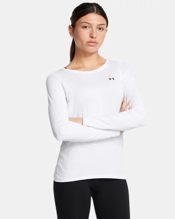 Womens HeatGear Armour Long Sleeve Product Image