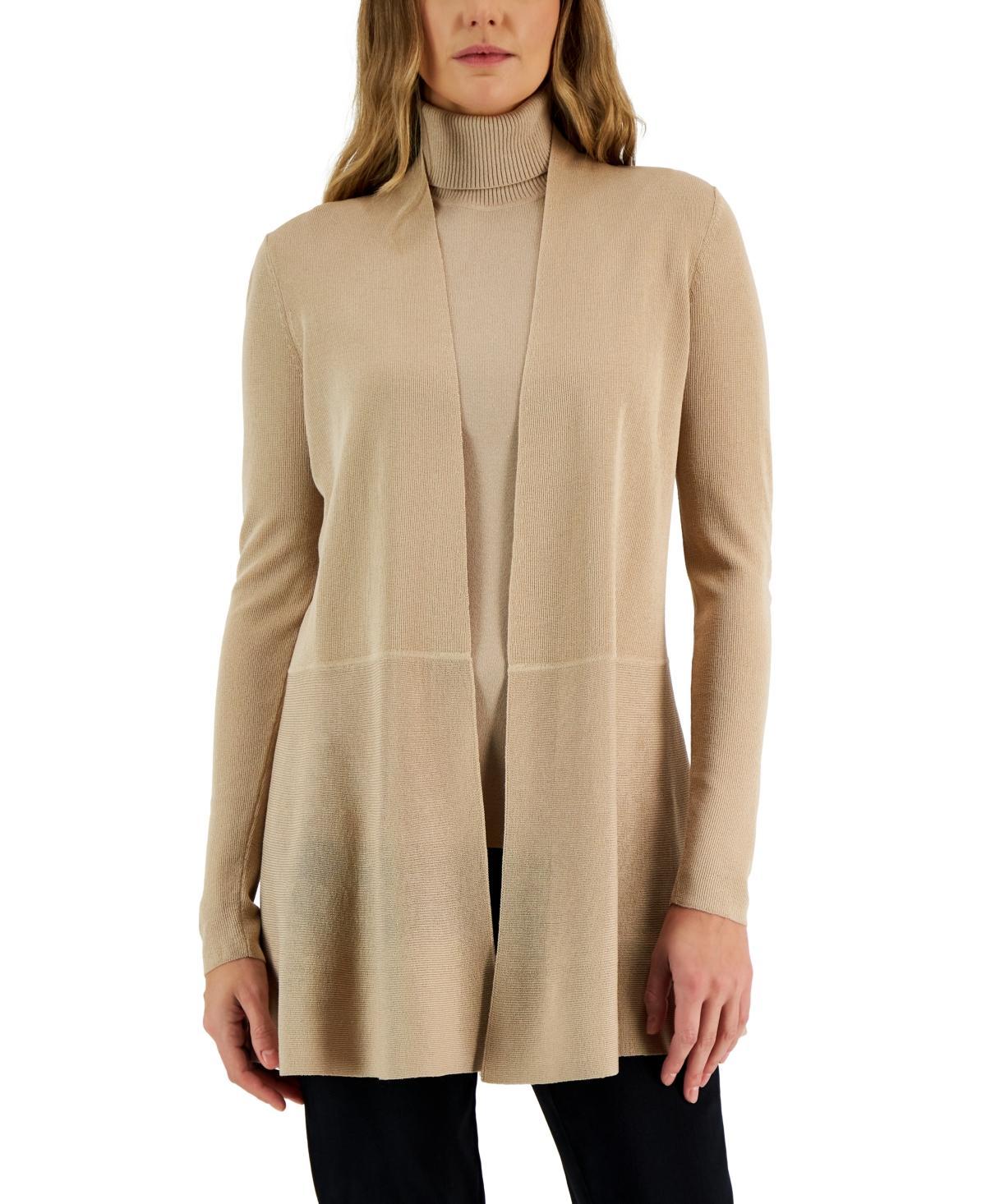 Anne Klein Monterey Open-Front Longline Cardigan Product Image