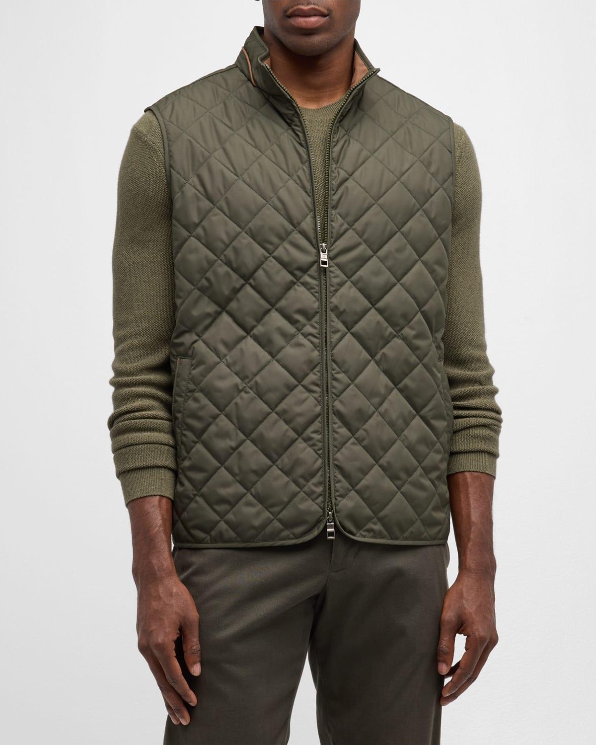 Mens Essex Quilted Full-Zip Vest Product Image