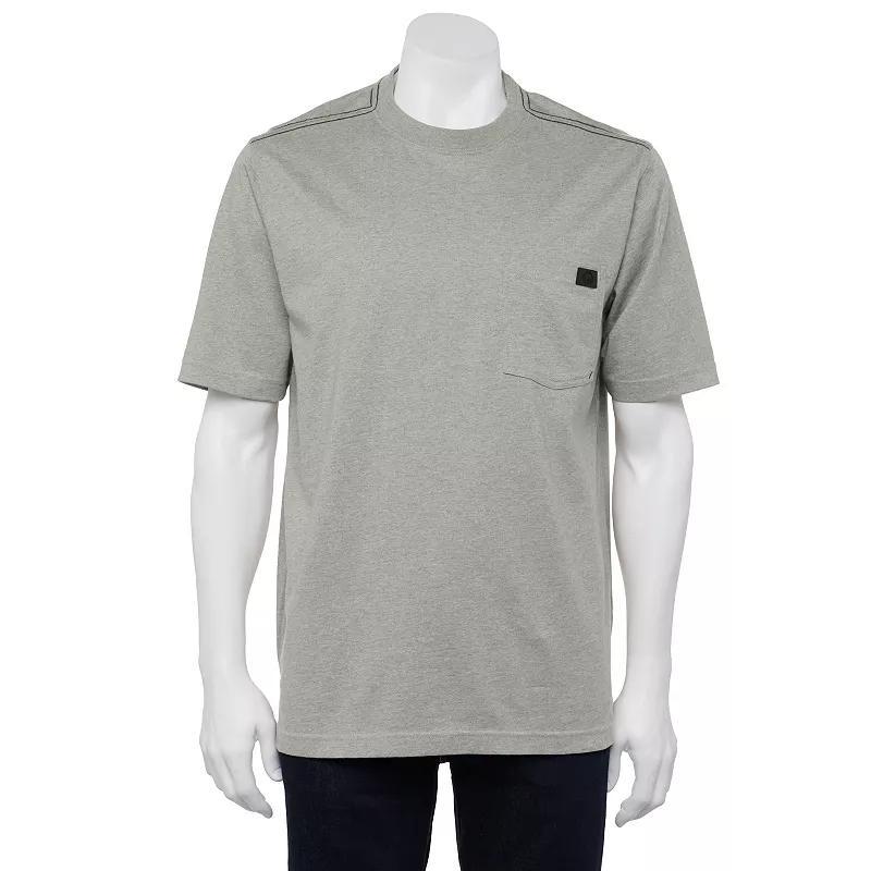 Mens Wolverine Guardian Pocket Tee Light Gray Grey product image