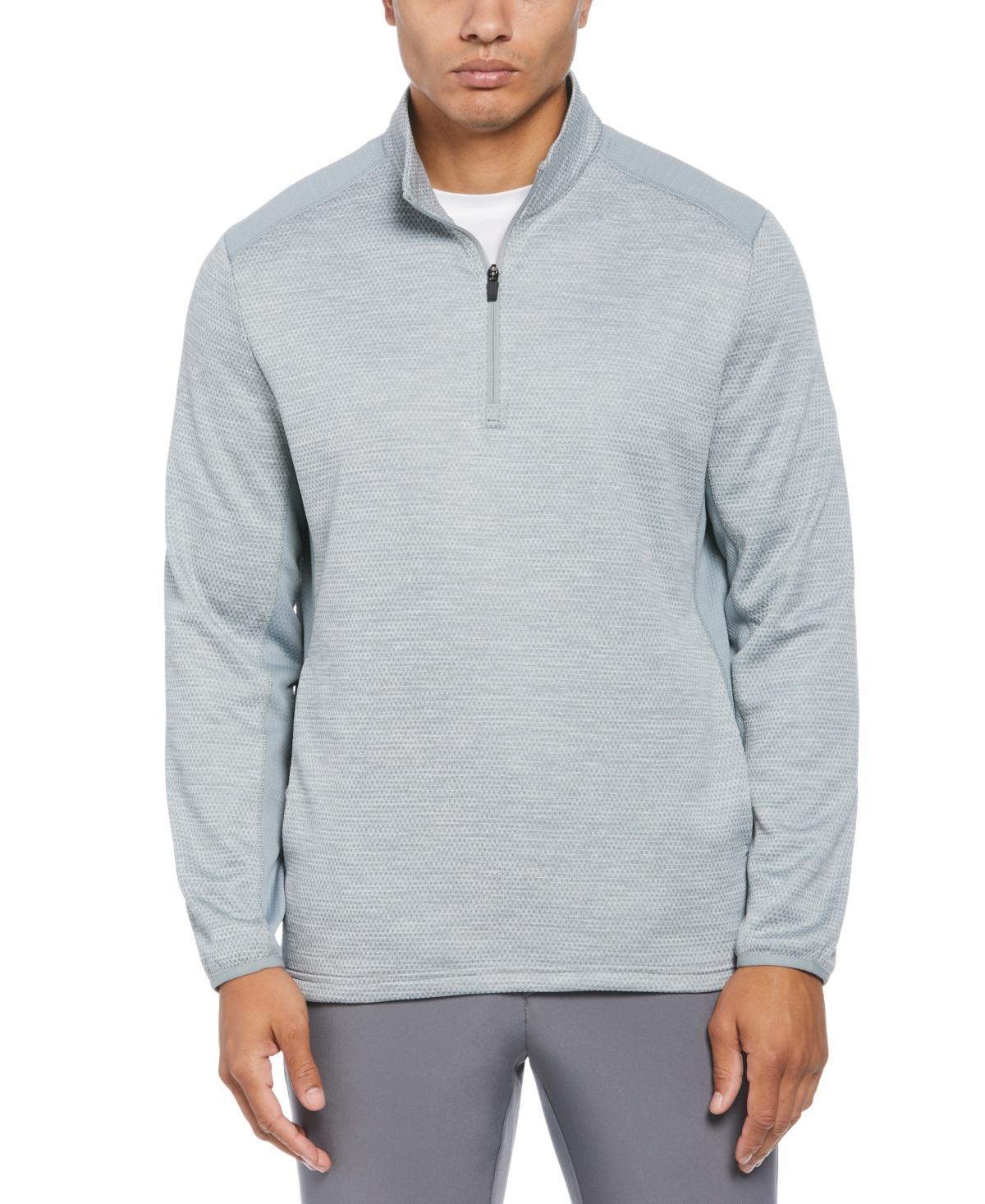 Pga Tour Mens Two-Tone Space-Dyed Quarter-Zip Golf Pullover Product Image