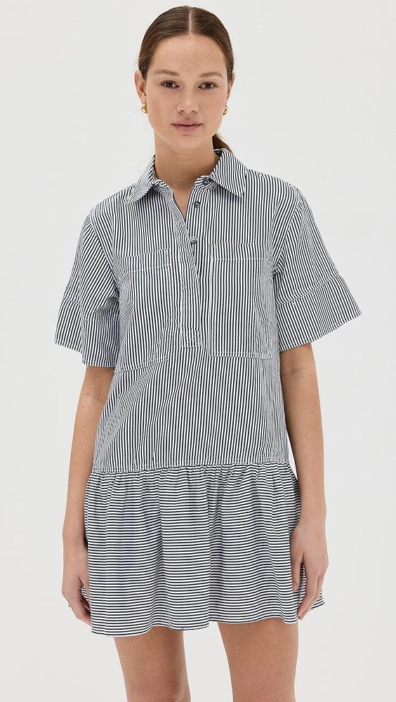 SIMKHAI Cris Short Sleeve Shirtdress | Shopbop Product Image