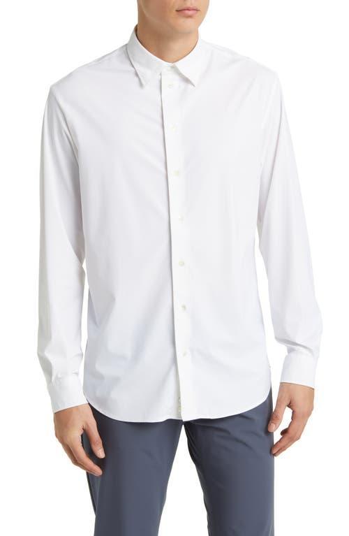 Emporio Armani Stretch Jersey Button-Up Shirt Product Image