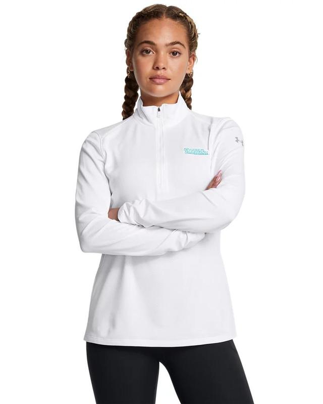 Women's UA Tech™ Mesh Collegiate ¼ Zip Product Image