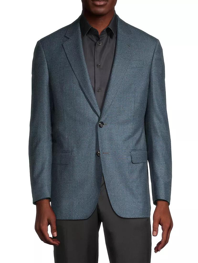 Check Wool-Cashmere Sport Coat Product Image