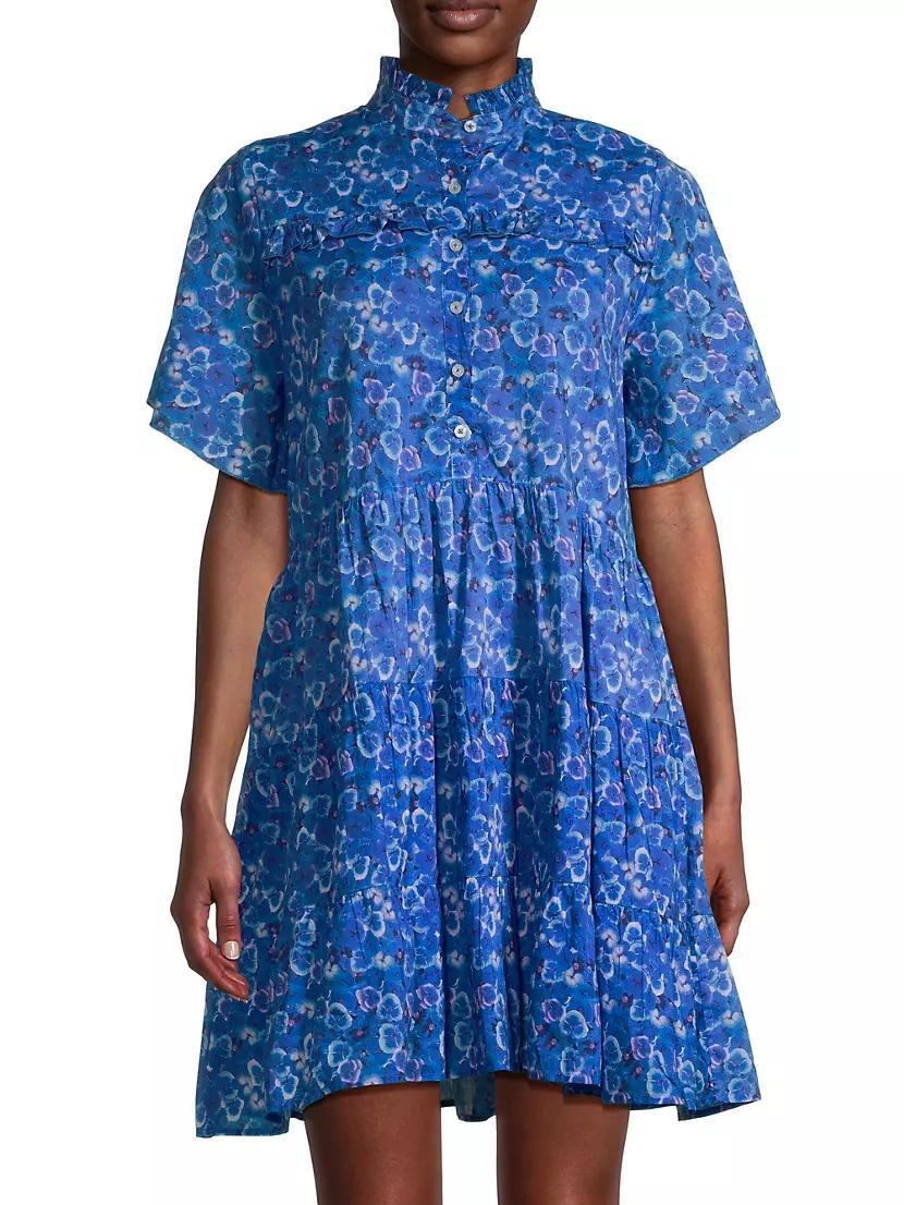 Vibeka Floral Cotton Minidress Product Image