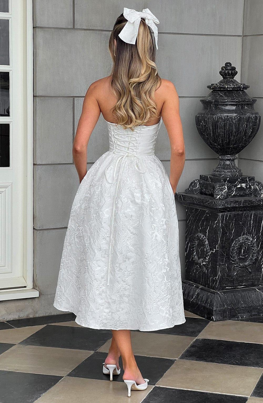 Saoirse Midi Dress - Ivory Product Image