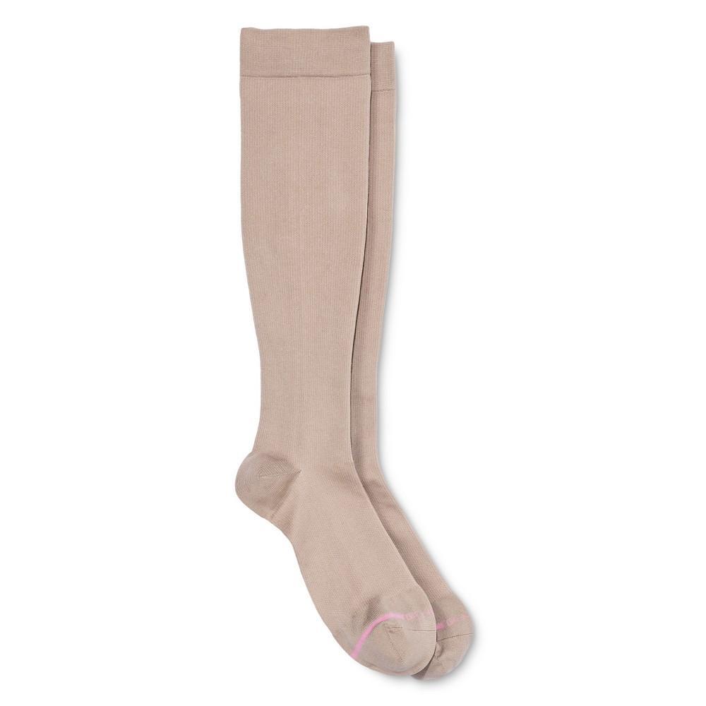 Womens Dr. Motion Basic Solid Microfiber Knee High Socks Product Image