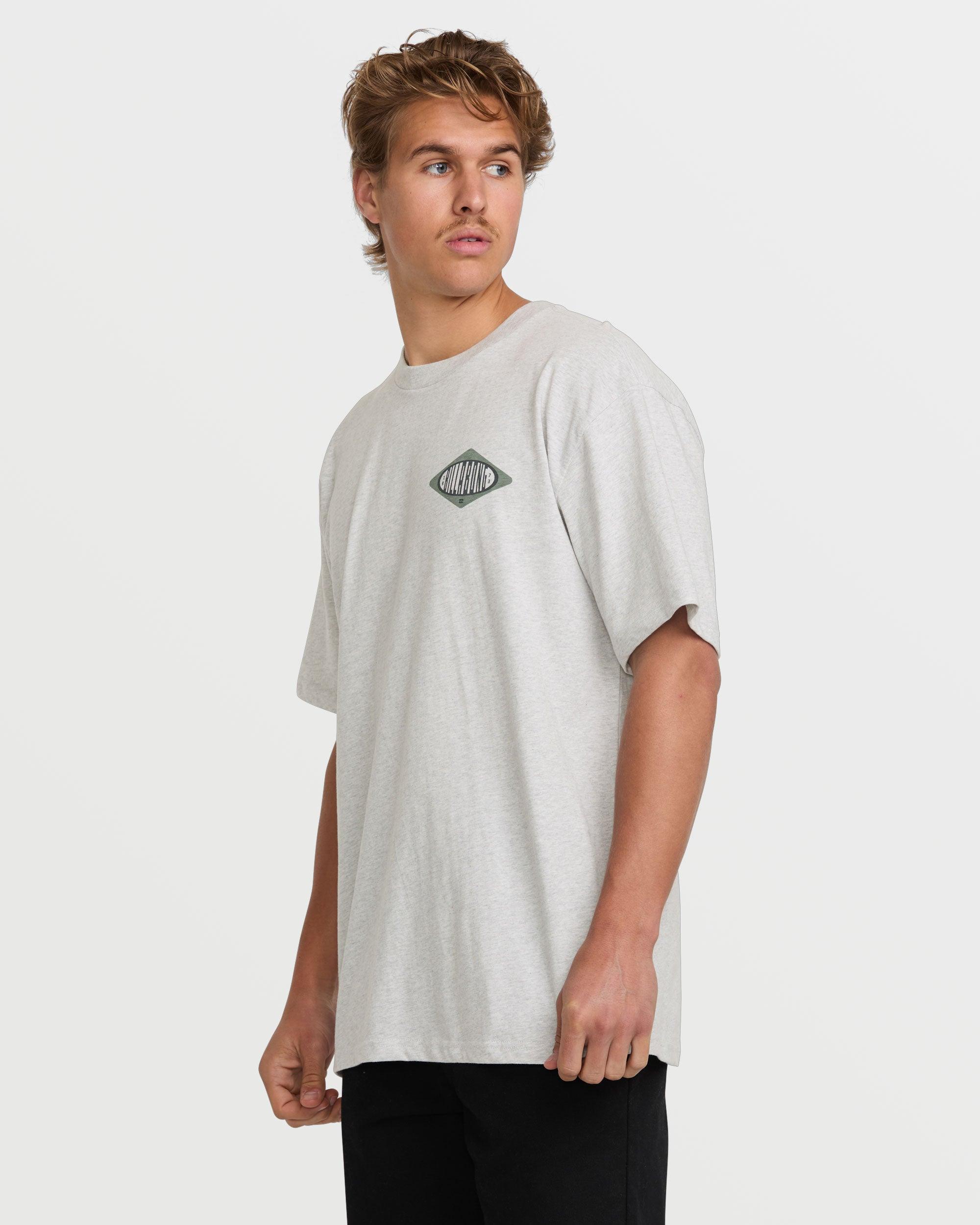 Walled Regular Short Sleeve Tee - Grey Heather Male Product Image