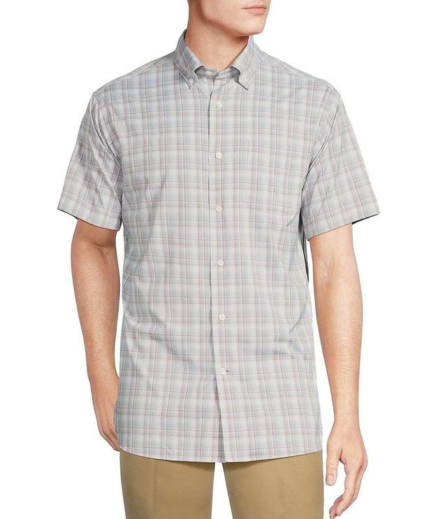 Daniel Cremieux Signature Label Performance Stretch Medium Plaid Short Sleeve Woven Shirt Product Image