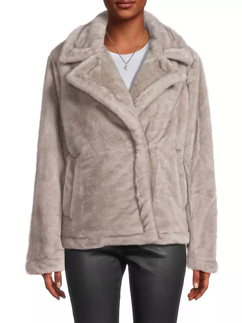 Faux-Fur Short Coat Product Image