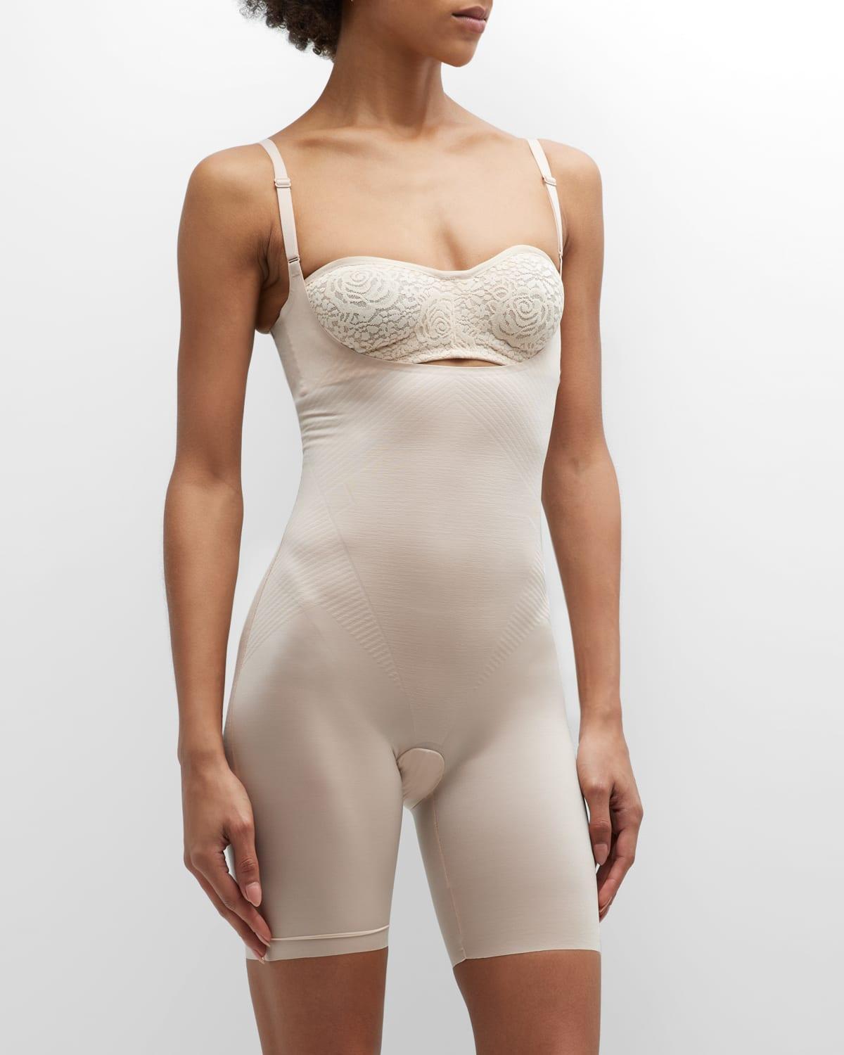 SPANX Thinstincts 2.0 Open Bust Mid-Thigh Bodysuit Product Image