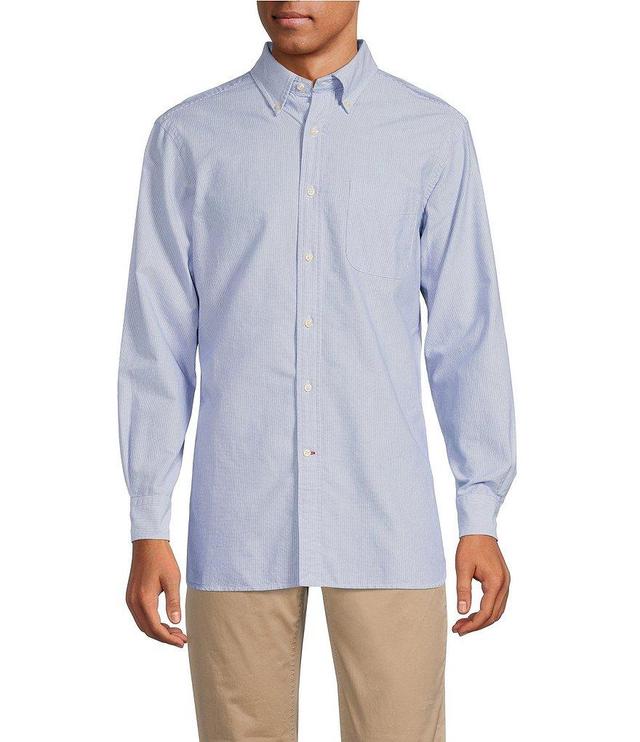 Cremieux Blue Label Classic Stripe Oxford Long-Sleeve Woven Shirt Product Image