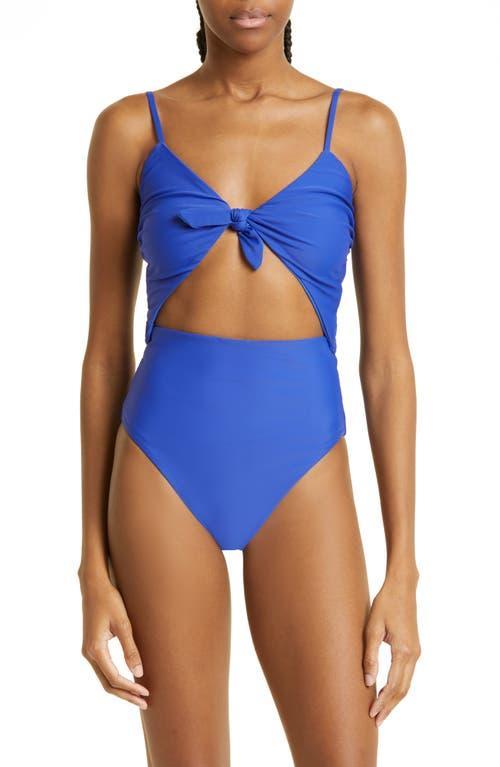 Veronica Beard Aniston Cutout One-Piece Swimsuit Product Image