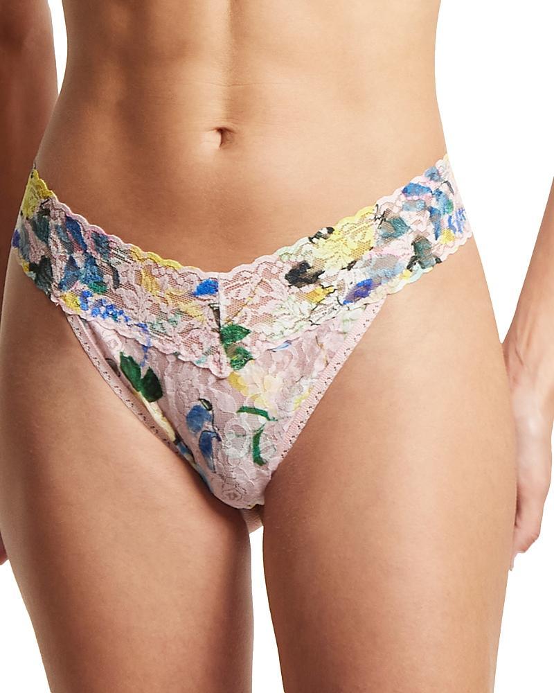 Hanky Panky Original-Rise Printed Lace Thong Product Image