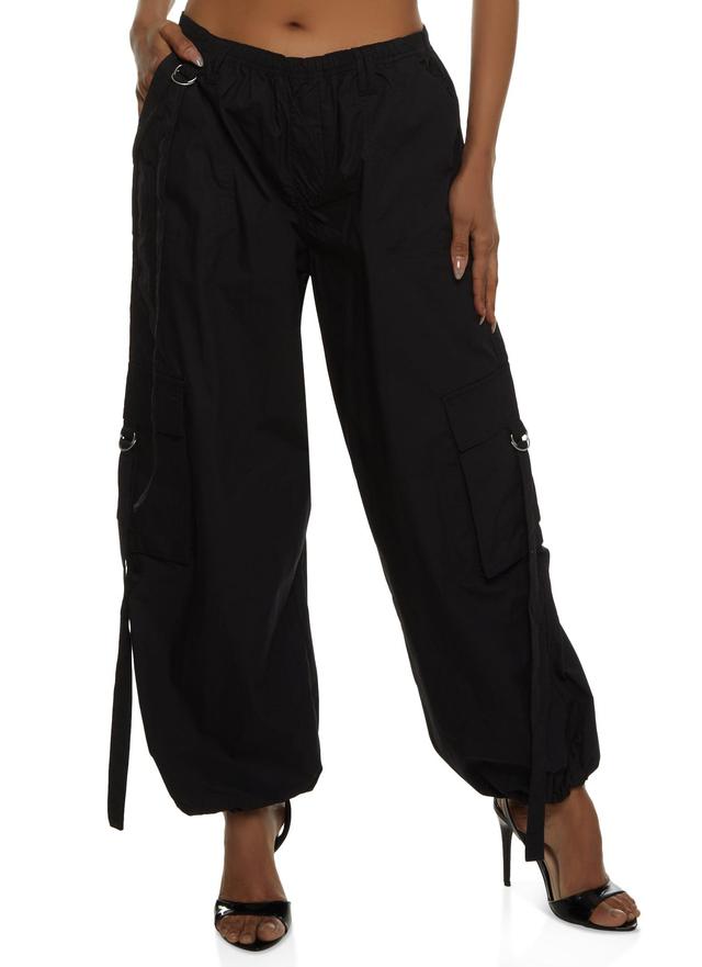 Womens Poplin Parachute Pants Product Image