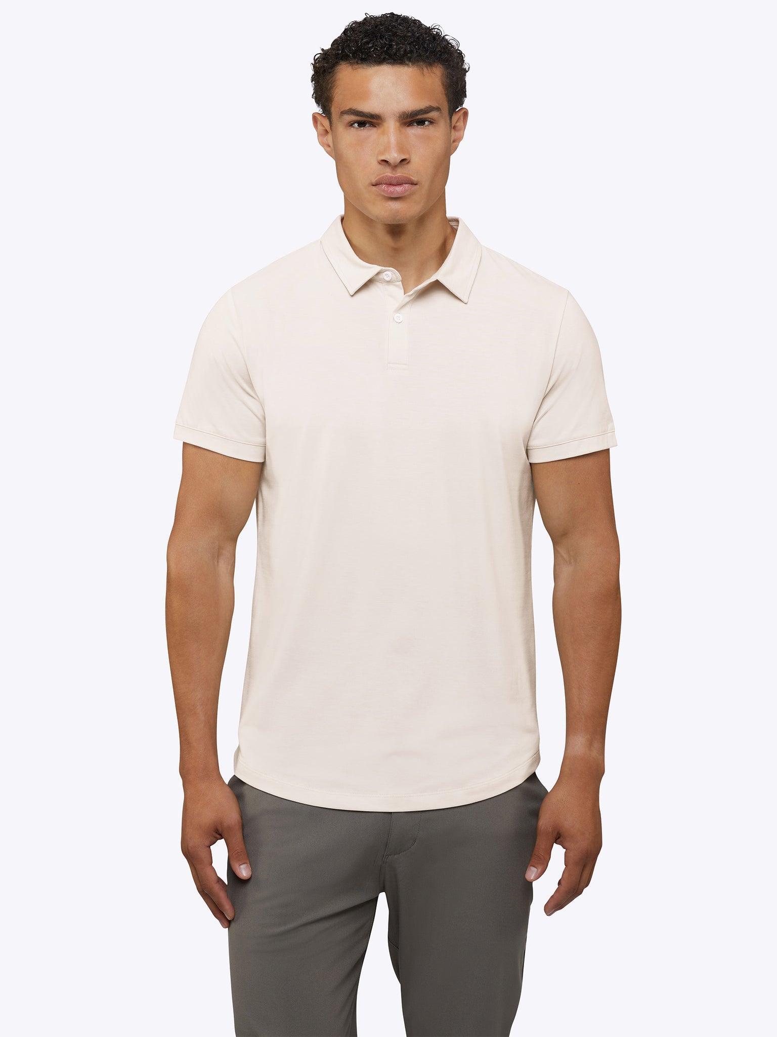 AO Polo | Ecru Signature-fit PYCA Pro® Product Image