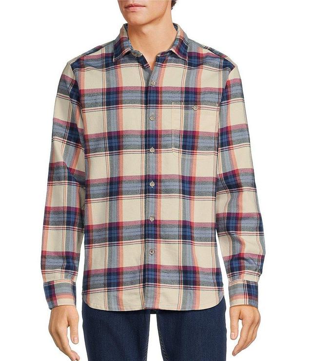 Tommy Bahama Canyon Beach Windowpane Long Sleeve Flannel Shirt Product Image