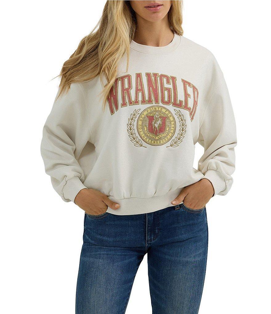 Wrangler Oversized Vintage Graphic Print Sweatshirt Product Image