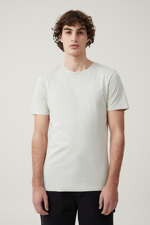 Cotton On Men - Organic Regular Fit Crew T-Shirt - Ivory Product Image