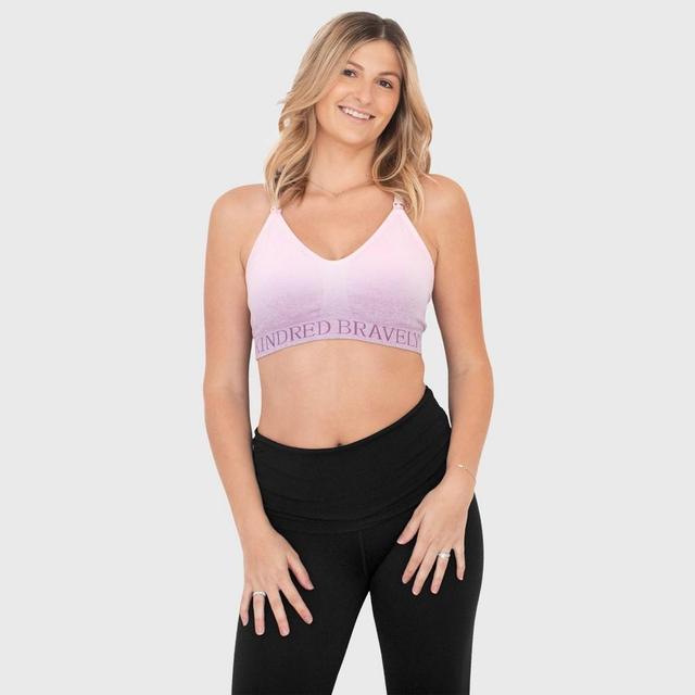 Kindred Bravely Womens Sublime Sports Pumping + Nursing Hands-Free Bra - Ombre Purple XL-Busty Product Image