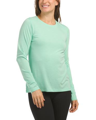 Long Sleeve Top With UPF 50 for Women | Polyester/Spandex/Cotton Product Image