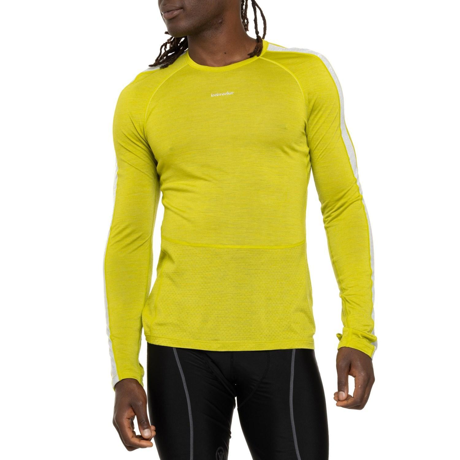 Icebreaker 125 ZoneKnit Crew Neck Base Layer Top - Merino Wool, Long Sleeve Product Image