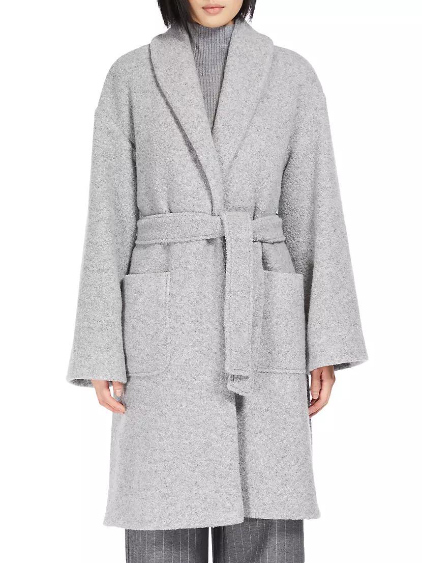 Dafne Wool-Blend Wrap Coat Product Image