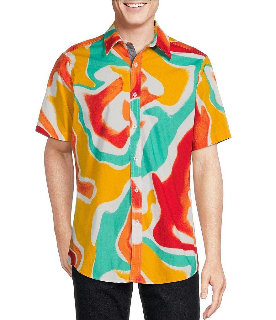 Cremieux Short Sleeve Multi Print Shirt Product Image