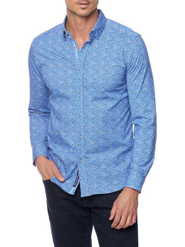 Mens Boden Cotton-Stretch Sport Shirt Product Image