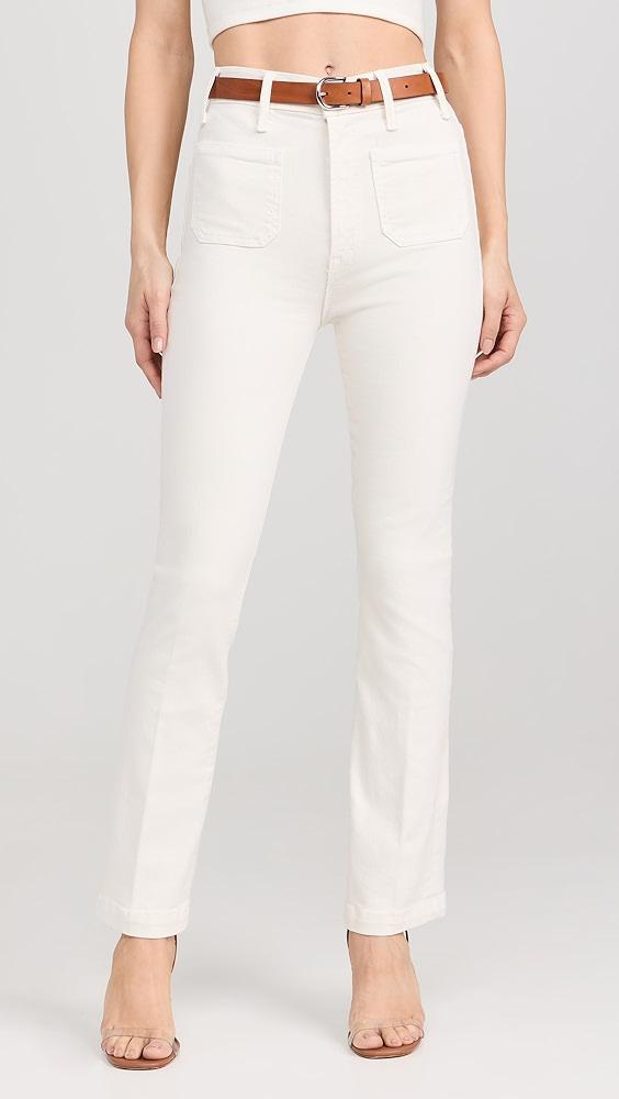 MOTHER The Hustler Patch Pocket Flood Jeans | Shopbop Product Image