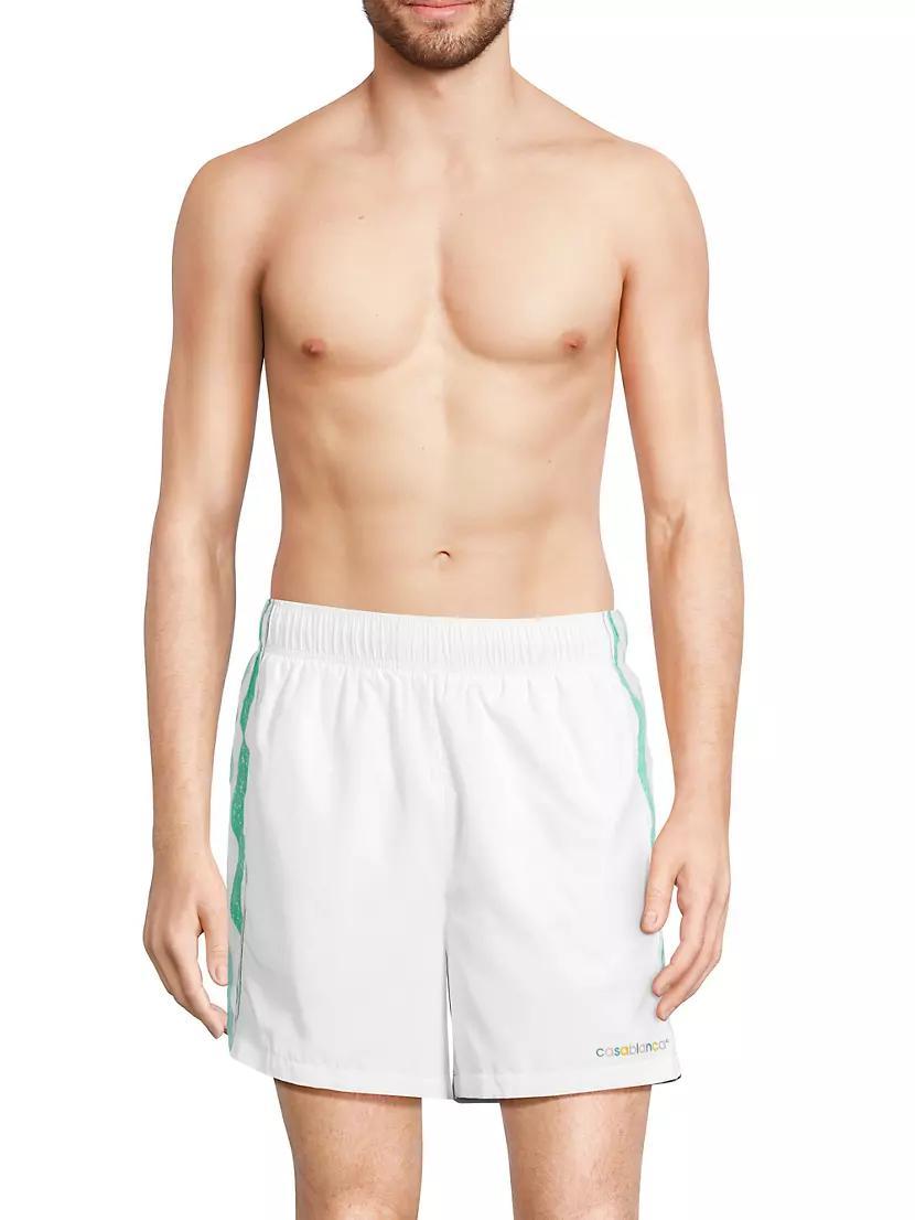 Striped Track Shorts Product Image