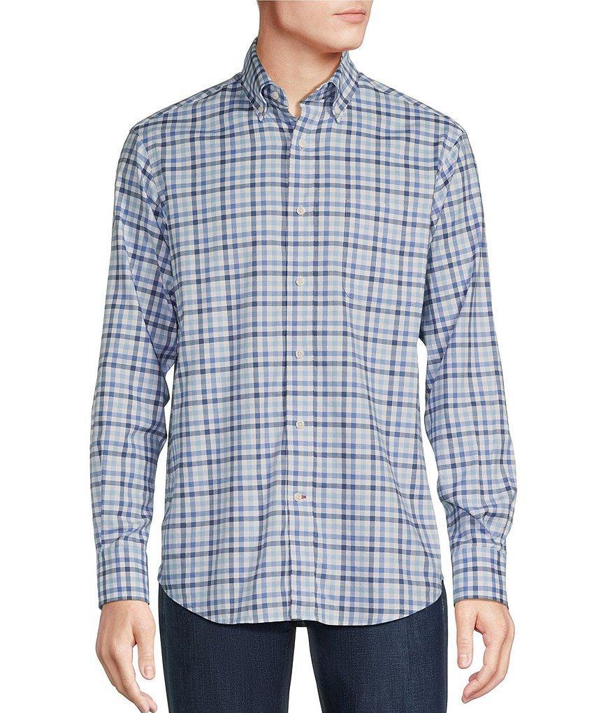 Cremieux Blue Label Long Sleeve Classic Gingham Oxford Woven Shirt Product Image